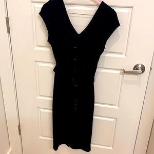 Like new Small- Black Express button down dress
